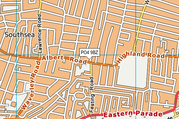 PO4 9BZ map - OS VectorMap District (Ordnance Survey) PO4 9BZ map - OS VectorMap District (Ordnance Survey)