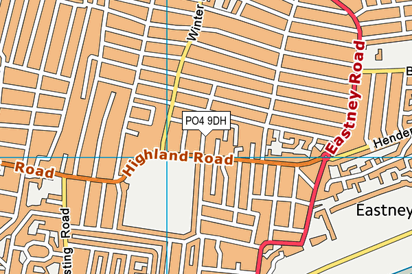 PO4 9DH map - OS VectorMap District (Ordnance Survey) PO4 9DH map - OS VectorMap District (Ordnance Survey)