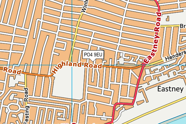 PO4 9EU map - OS VectorMap District (Ordnance Survey) PO4 9EU map - OS VectorMap District (Ordnance Survey)