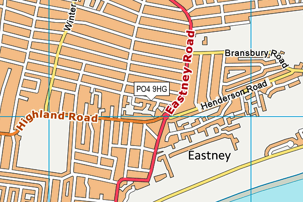 PO4 9HG map - OS VectorMap District (Ordnance Survey) PO4 9HG map - OS VectorMap District (Ordnance Survey)