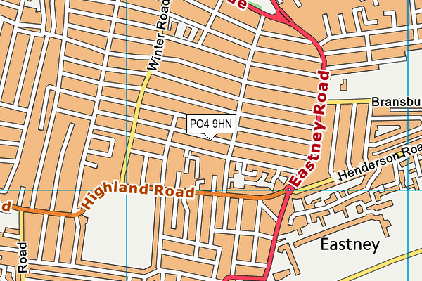 PO4 9HN map - OS VectorMap District (Ordnance Survey) PO4 9HN map - OS VectorMap District (Ordnance Survey)