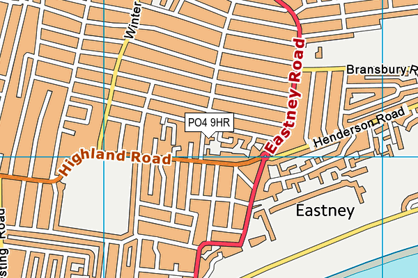 PO4 9HR map - OS VectorMap District (Ordnance Survey) PO4 9HR map - OS VectorMap District (Ordnance Survey)