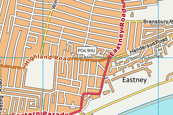 PO4 9HU map - OS VectorMap District (Ordnance Survey) PO4 9HU map - OS VectorMap District (Ordnance Survey)
