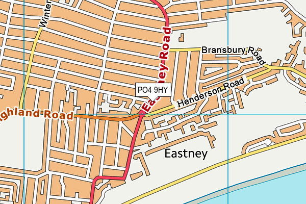 PO4 9HY map - OS VectorMap District (Ordnance Survey) PO4 9HY map - OS VectorMap District (Ordnance Survey)