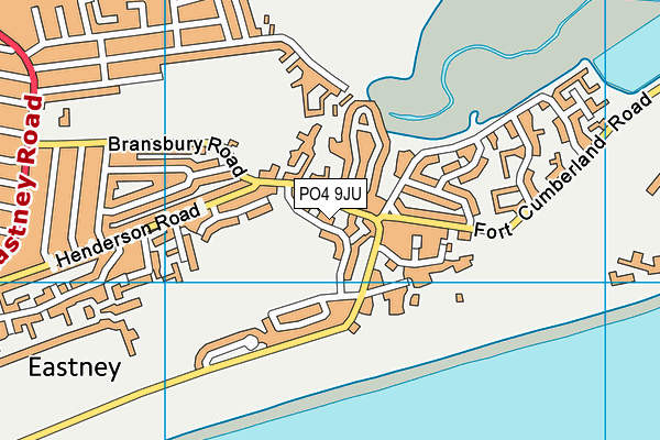 PO4 9JU map - OS VectorMap District (Ordnance Survey) PO4 9JU map - OS VectorMap District (Ordnance Survey)