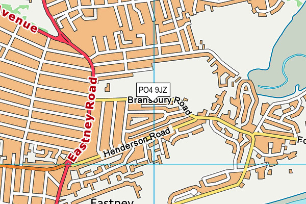 PO4 9JZ map - OS VectorMap District (Ordnance Survey) PO4 9JZ map - OS VectorMap District (Ordnance Survey)