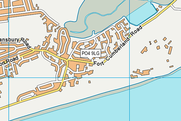 PO4 9LG map - OS VectorMap District (Ordnance Survey) PO4 9LG map - OS VectorMap District (Ordnance Survey)