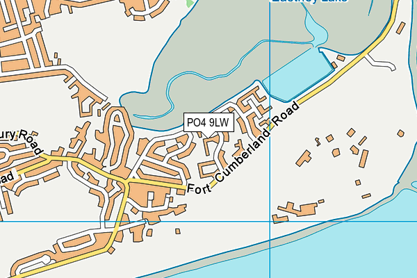 PO4 9LW map - OS VectorMap District (Ordnance Survey) PO4 9LW map - OS VectorMap District (Ordnance Survey)