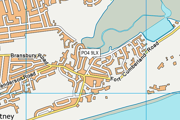 PO4 9LX map - OS VectorMap District (Ordnance Survey) PO4 9LX map - OS VectorMap District (Ordnance Survey)