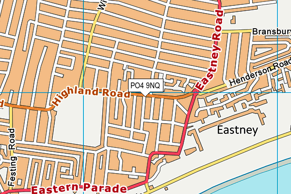 PO4 9NQ map - OS VectorMap District (Ordnance Survey) PO4 9NQ map - OS VectorMap District (Ordnance Survey)