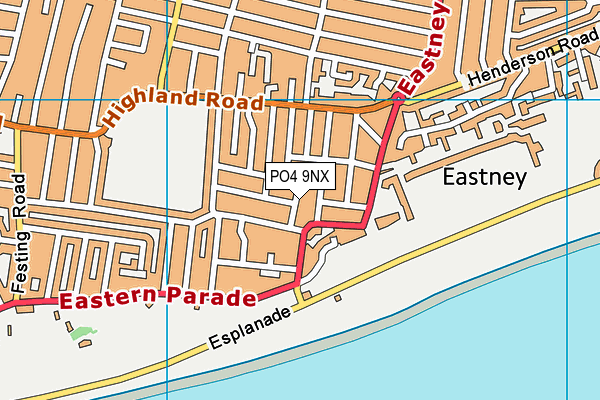 PO4 9NX map - OS VectorMap District (Ordnance Survey) PO4 9NX map - OS VectorMap District (Ordnance Survey)