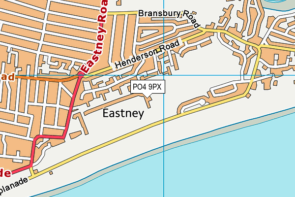 PO4 9PX map - OS VectorMap District (Ordnance Survey) PO4 9PX map - OS VectorMap District (Ordnance Survey)