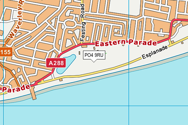 PO4 9RU map - OS VectorMap District (Ordnance Survey) PO4 9RU map - OS VectorMap District (Ordnance Survey)