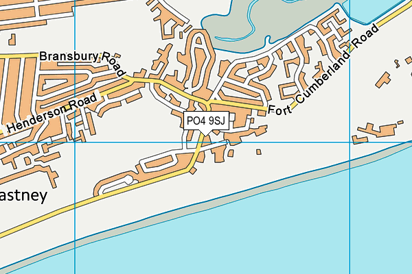 PO4 9SJ map - OS VectorMap District (Ordnance Survey) PO4 9SJ map - OS VectorMap District (Ordnance Survey)