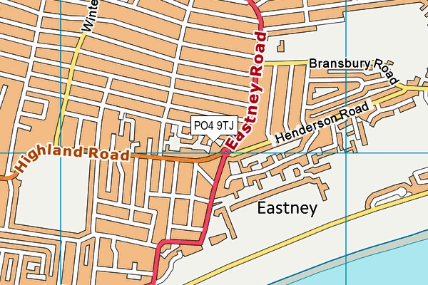 PO4 9TJ map - OS VectorMap District (Ordnance Survey) PO4 9TJ map - OS VectorMap District (Ordnance Survey)