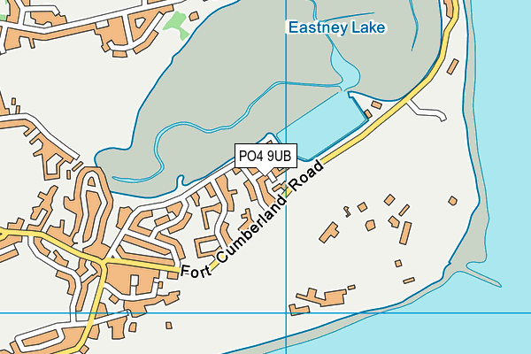 PO4 9UB map - OS VectorMap District (Ordnance Survey) PO4 9UB map - OS VectorMap District (Ordnance Survey)