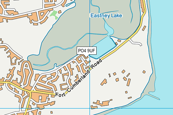 PO4 9UF map - OS VectorMap District (Ordnance Survey) PO4 9UF map - OS VectorMap District (Ordnance Survey)