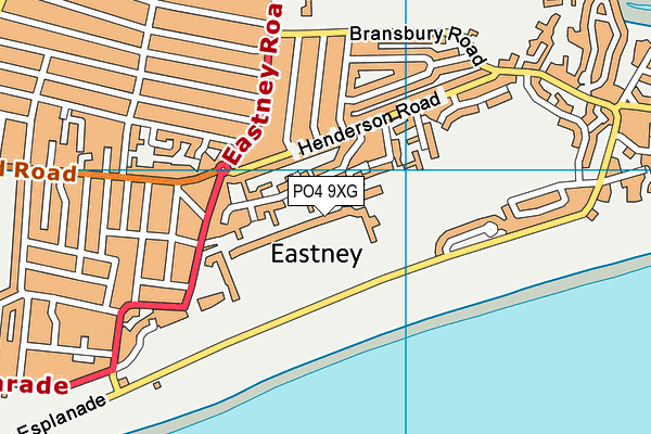 PO4 9XG map - OS VectorMap District (Ordnance Survey) PO4 9XG map - OS VectorMap District (Ordnance Survey)