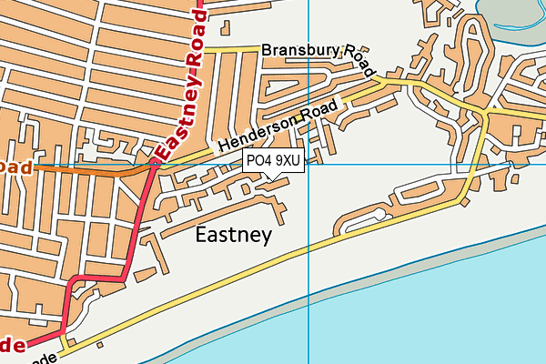 PO4 9XU map - OS VectorMap District (Ordnance Survey) PO4 9XU map - OS VectorMap District (Ordnance Survey)