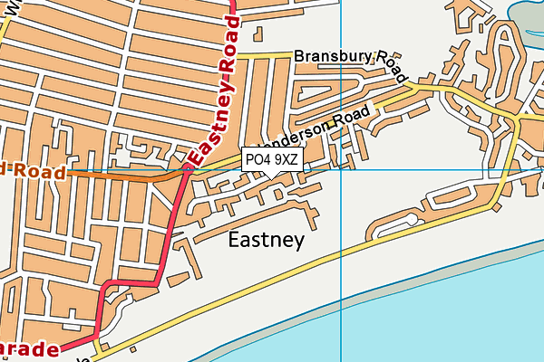 PO4 9XZ map - OS VectorMap District (Ordnance Survey) PO4 9XZ map - OS VectorMap District (Ordnance Survey)