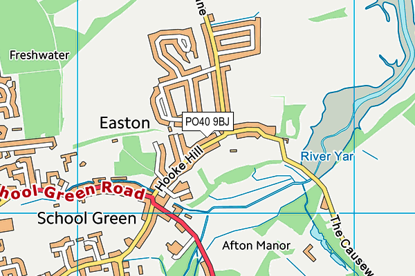 PO40 9BJ map - OS VectorMap District (Ordnance Survey) PO40 9BJ map - OS VectorMap District (Ordnance Survey)
