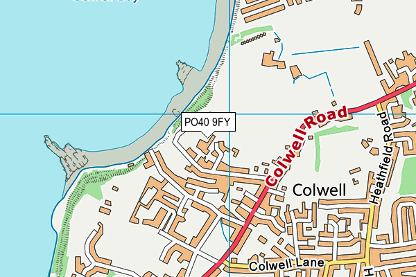 PO40 9FY map - OS VectorMap District (Ordnance Survey) PO40 9FY map - OS VectorMap District (Ordnance Survey)