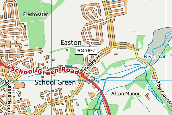 PO40 9FZ map - OS VectorMap District (Ordnance Survey) PO40 9FZ map - OS VectorMap District (Ordnance Survey)