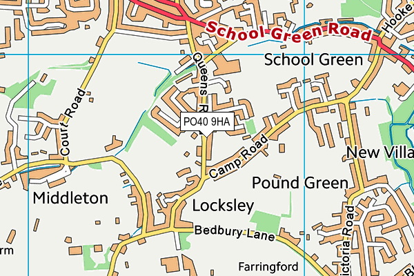 PO40 9HA map - OS VectorMap District (Ordnance Survey) PO40 9HA map - OS VectorMap District (Ordnance Survey)