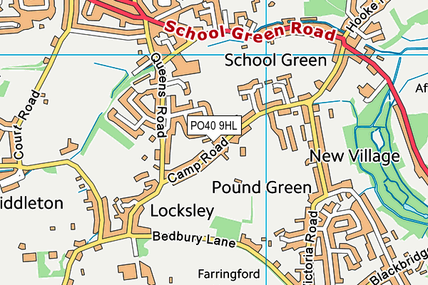 PO40 9HL map - OS VectorMap District (Ordnance Survey) PO40 9HL map - OS VectorMap District (Ordnance Survey)