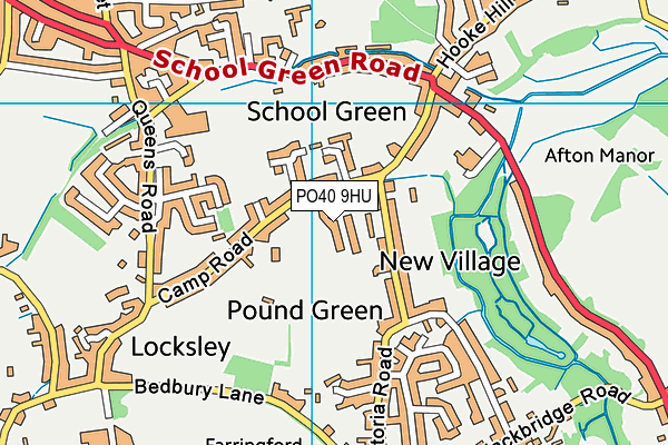 PO40 9HU map - OS VectorMap District (Ordnance Survey) PO40 9HU map - OS VectorMap District (Ordnance Survey)