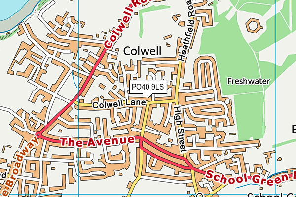 PO40 9LS map - OS VectorMap District (Ordnance Survey) PO40 9LS map - OS VectorMap District (Ordnance Survey)