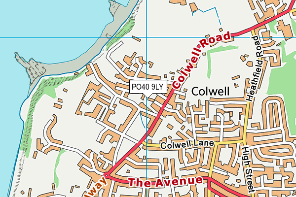 PO40 9LY map - OS VectorMap District (Ordnance Survey) PO40 9LY map - OS VectorMap District (Ordnance Survey)