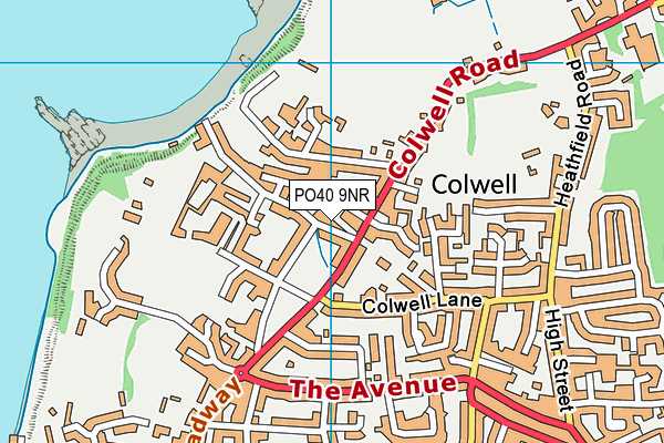 PO40 9NR map - OS VectorMap District (Ordnance Survey) PO40 9NR map - OS VectorMap District (Ordnance Survey)