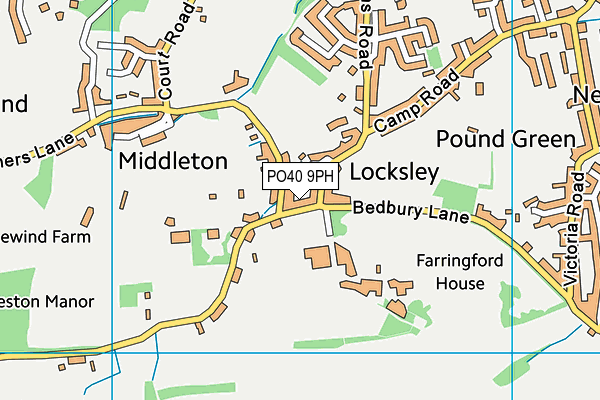 PO40 9PH map - OS VectorMap District (Ordnance Survey) PO40 9PH map - OS VectorMap District (Ordnance Survey)
