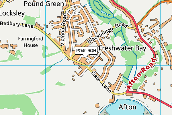 PO40 9QH map - OS VectorMap District (Ordnance Survey) PO40 9QH map - OS VectorMap District (Ordnance Survey)