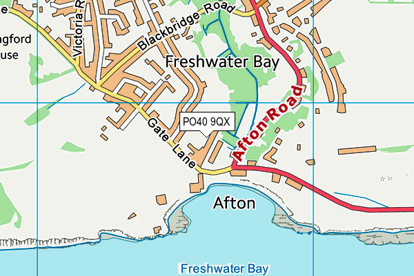 PO40 9QX map - OS VectorMap District (Ordnance Survey) PO40 9QX map - OS VectorMap District (Ordnance Survey)