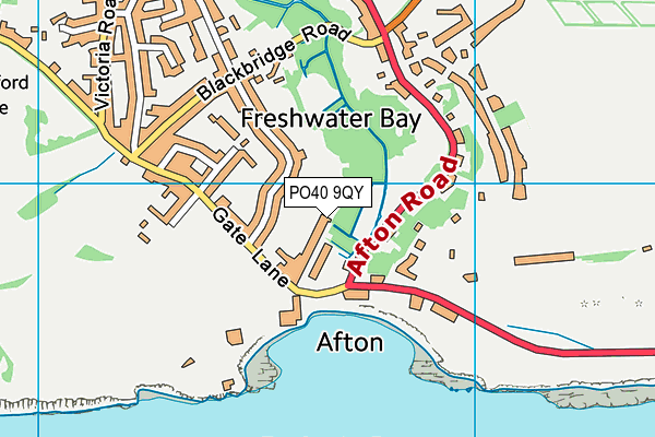 PO40 9QY map - OS VectorMap District (Ordnance Survey) PO40 9QY map - OS VectorMap District (Ordnance Survey)