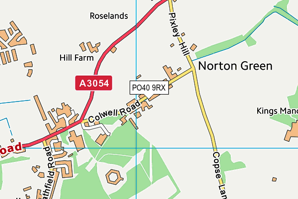 PO40 9RX map - OS VectorMap District (Ordnance Survey) PO40 9RX map - OS VectorMap District (Ordnance Survey)