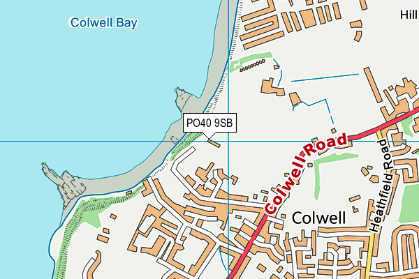 PO40 9SB map - OS VectorMap District (Ordnance Survey) PO40 9SB map - OS VectorMap District (Ordnance Survey)