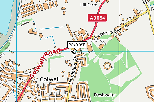 PO40 9SF map - OS VectorMap District (Ordnance Survey) PO40 9SF map - OS VectorMap District (Ordnance Survey)
