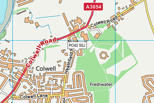 PO40 9SJ map - OS VectorMap District (Ordnance Survey) PO40 9SJ map - OS VectorMap District (Ordnance Survey)
