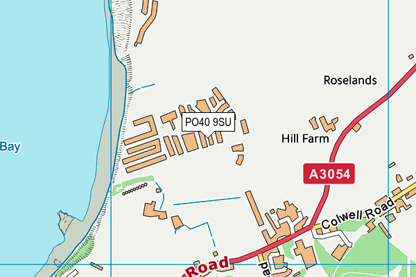 PO40 9SU map - OS VectorMap District (Ordnance Survey) PO40 9SU map - OS VectorMap District (Ordnance Survey)