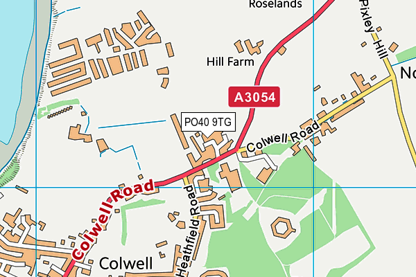PO40 9TG map - OS VectorMap District (Ordnance Survey) PO40 9TG map - OS VectorMap District (Ordnance Survey)