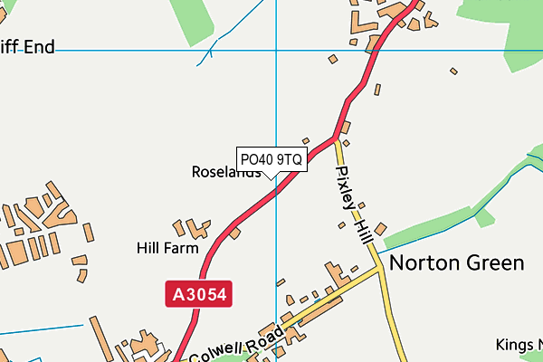 PO40 9TQ map - OS VectorMap District (Ordnance Survey) PO40 9TQ map - OS VectorMap District (Ordnance Survey)
