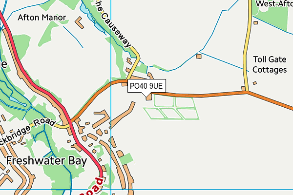 PO40 9UE map - OS VectorMap District (Ordnance Survey) PO40 9UE map - OS VectorMap District (Ordnance Survey)