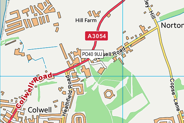 PO40 9UJ map - OS VectorMap District (Ordnance Survey) PO40 9UJ map - OS VectorMap District (Ordnance Survey)