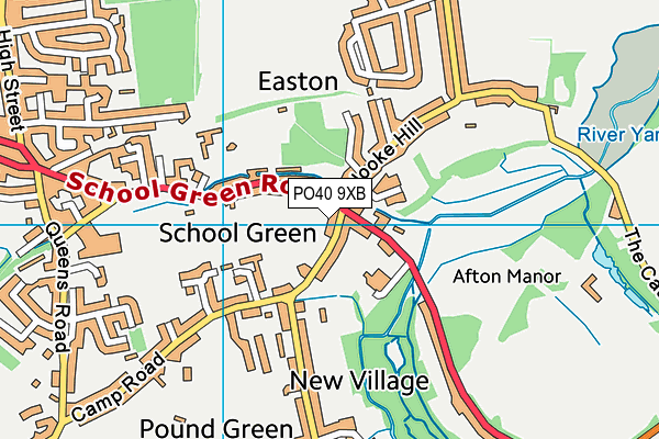 PO40 9XB map - OS VectorMap District (Ordnance Survey) PO40 9XB map - OS VectorMap District (Ordnance Survey)