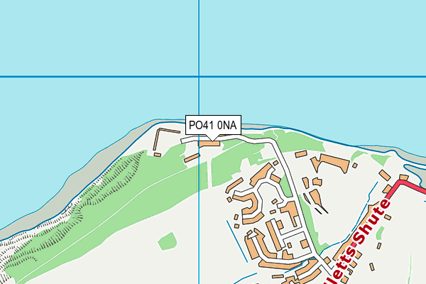 PO41 0NA map - OS VectorMap District (Ordnance Survey) PO41 0NA map - OS VectorMap District (Ordnance Survey)