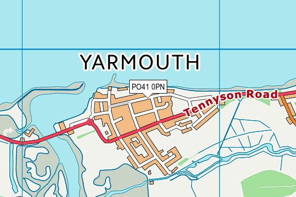 PO41 0PN map - OS VectorMap District (Ordnance Survey) PO41 0PN map - OS VectorMap District (Ordnance Survey)