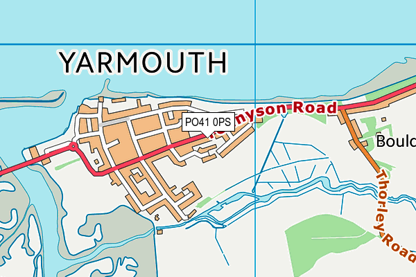 PO41 0PS map - OS VectorMap District (Ordnance Survey) PO41 0PS map - OS VectorMap District (Ordnance Survey)